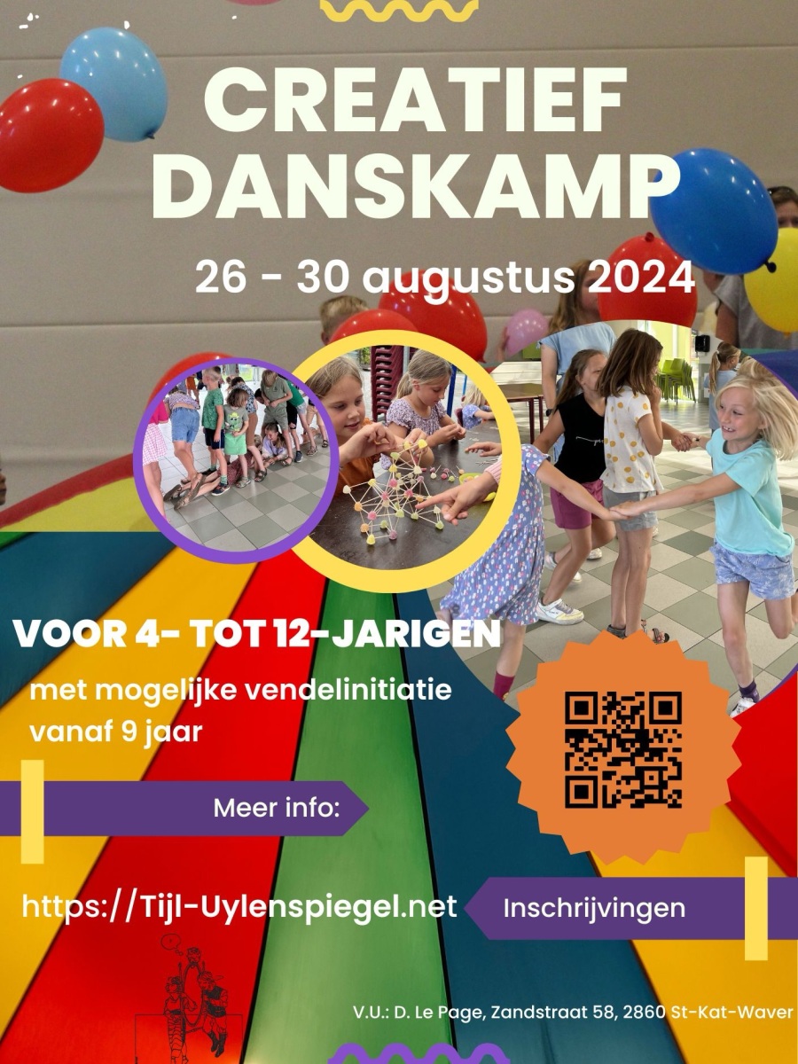 🌟 Welkom op de feesteditie van ons Creatieve Danskamp! 🌟